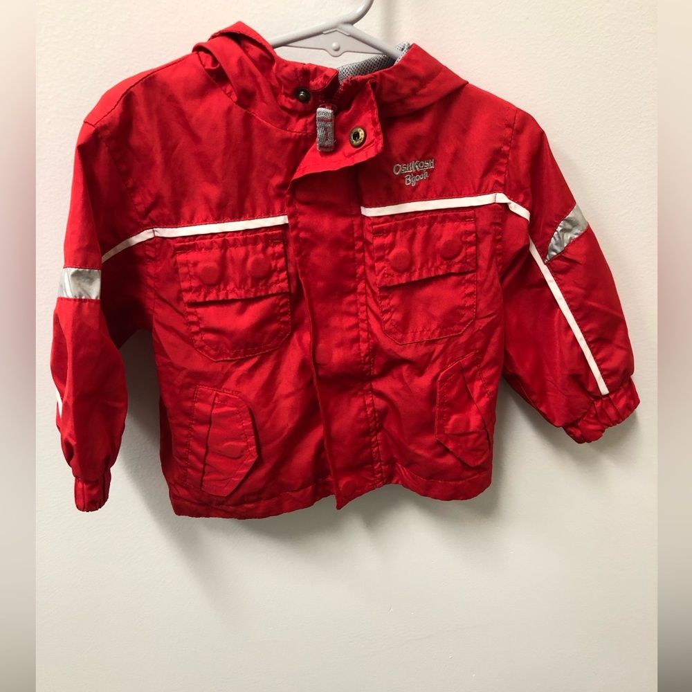 Boy’s 18 month red lightweight Oshkosh jacket perfect for fall